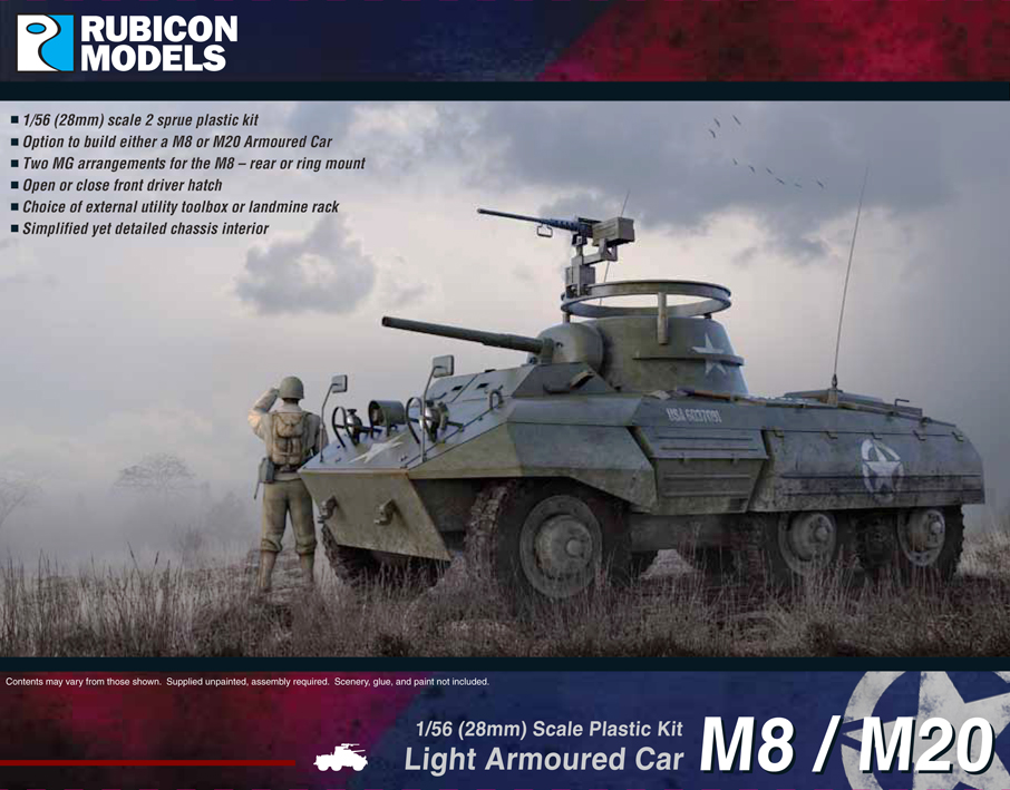 280028 Rubicon Models M8 / M20 Armoured Car
