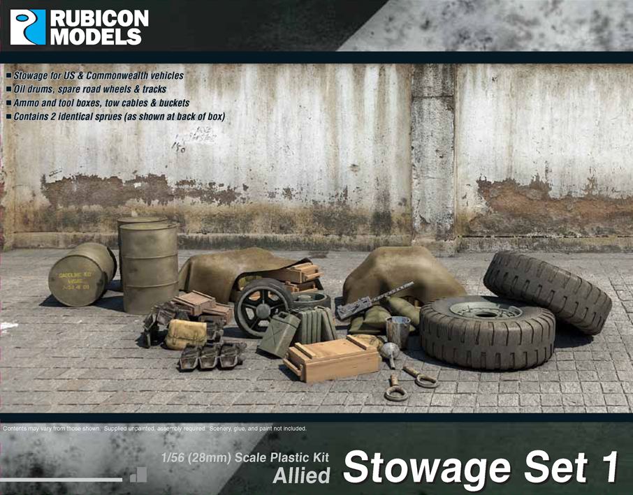 280033 Rubicon Models Allied Stowage Set 1