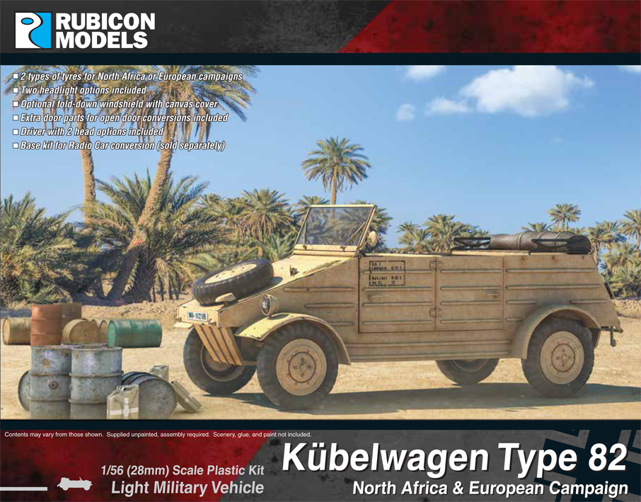 280072 Rubicon Models Kubelwagen Type 82