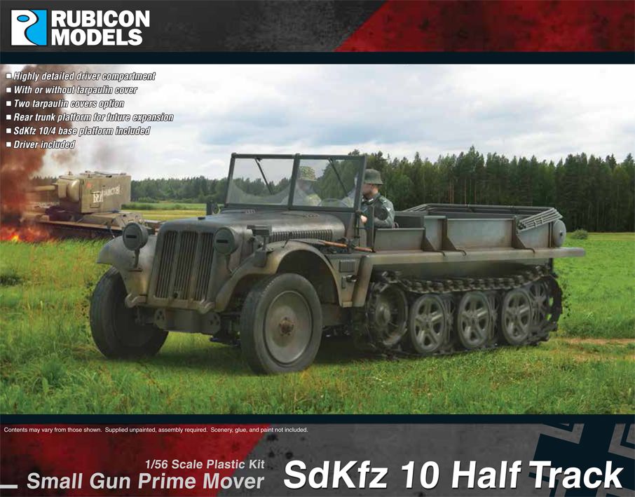 280108 Rubicon Models SdKfz 10 HALF TRACK