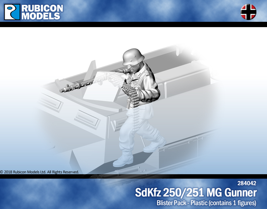 284042 Rubicon Models SdKfz 250/251 MG Gunner