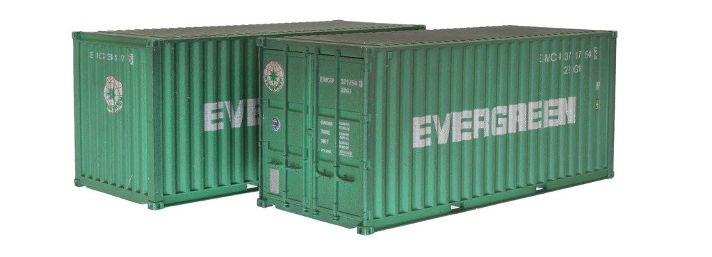 4F-028-056 Container 20FT EMCU EVERGREEN  Twin Pack75951 & 01151 3 WTHD