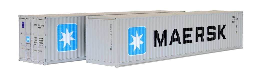 4F-028-108 Contn'r 40 Ft Maersk Twin Pack MRKU 0141156-9 /  022317-9
