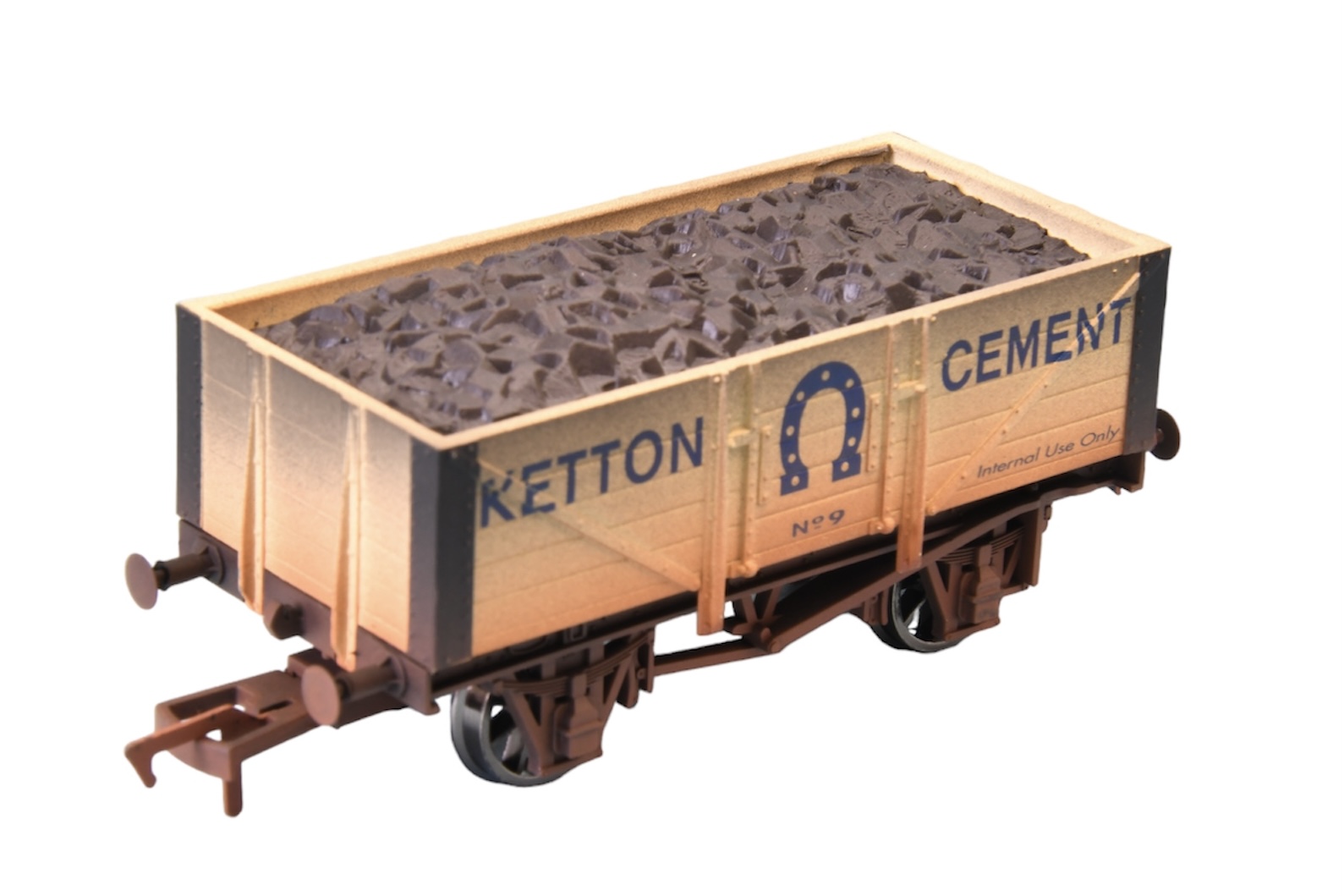 4F-051-008 5 PLANK WAGON KETTON CEMENT WEATHERED
