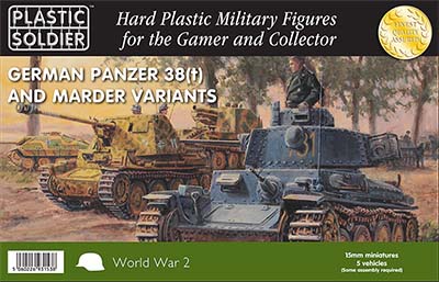 62033 WW2V20019 German Panzer 38(t) and Marder Variants