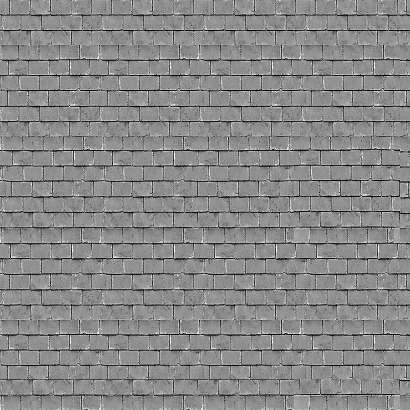 95246 BM062 Art Printers Building Material Grey Roof Tiles