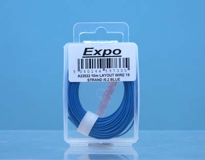 A22022 10 METRE ROLL OF BLUE 18/0.1mm CABLE