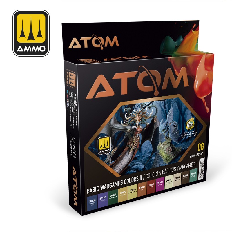 ATOM-20707 MIG Basic Wargames Colors II Paint Set