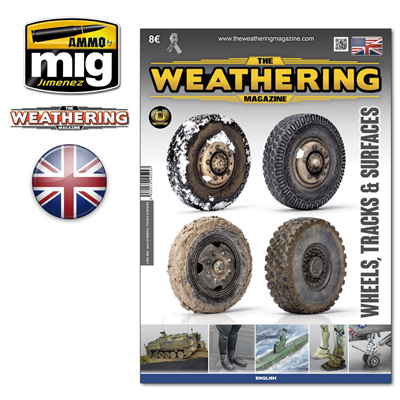 MIG4524 WEATHERING MAG ISSUE 25 - WHEELS, TRACKS & SURFACES