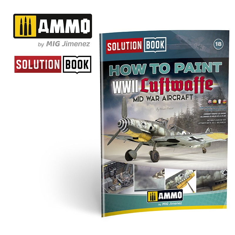 MIG6526 How to Paint WWII Luftwaffe Mid War Aircraft SOLUTION BOOK
