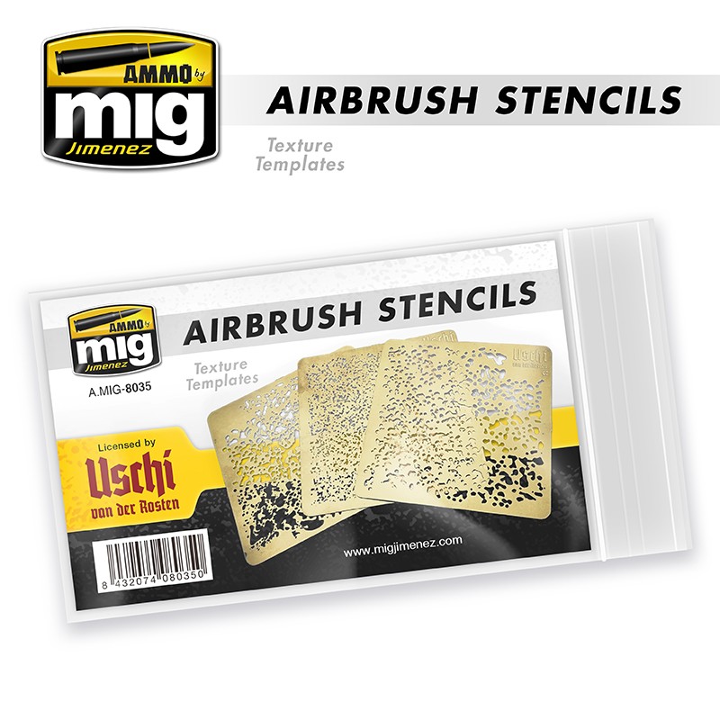 MIG8035 AIRBRUSH STENCILS