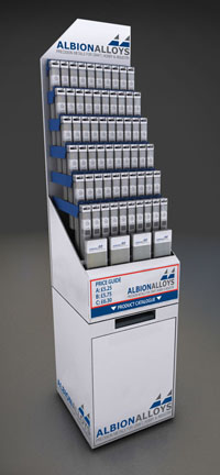 AA400 12 Inch Metric Albion Alloys Stand
