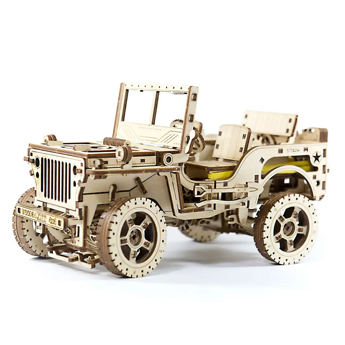 WR309 Wooden City 4 x 4 Jeep