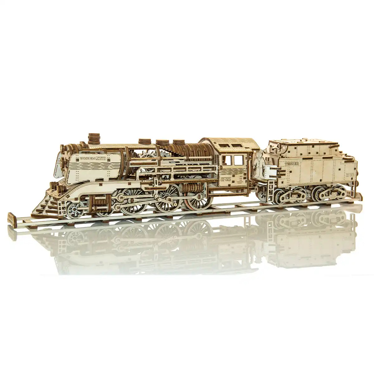 WR323 Wooden City Wooden Express + Tender with rails