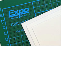 White Polystyrene (Packs contain 3 sheets 228 x 330mm)