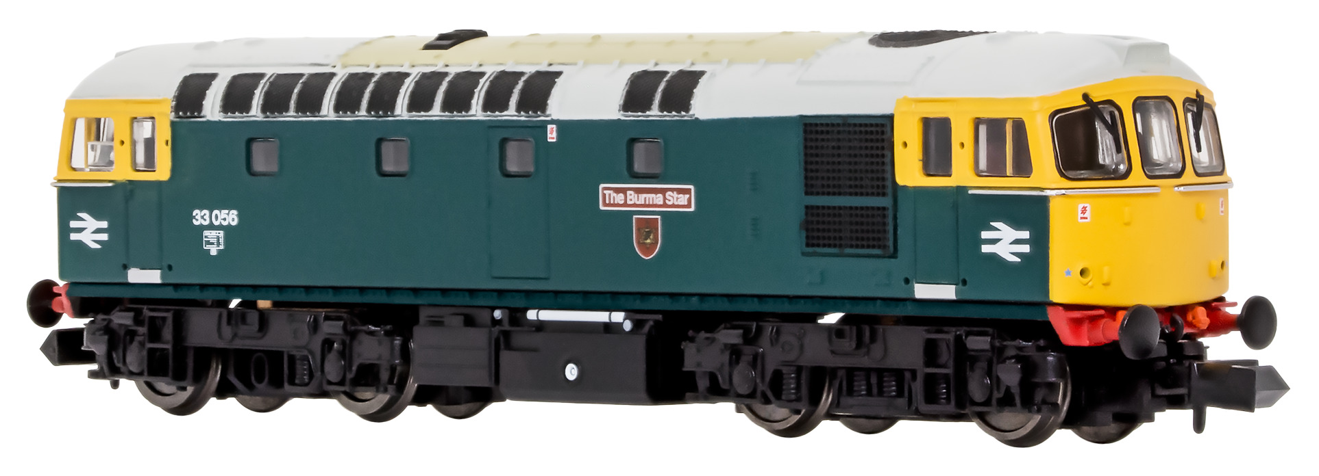 2D-001-011 Dapol Class 33/0 33056 BR Blue FYE The Burma Star