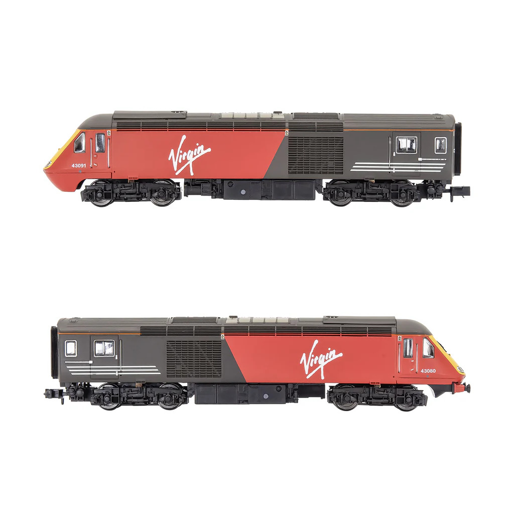2D-019-205 Class 43 HST Virgin Twin Pk 43080 {buffers) & 43091