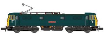 2D-087-001D Dapol CLASS 87 HAL'O'THE WYNDO BR BLUE DCC
