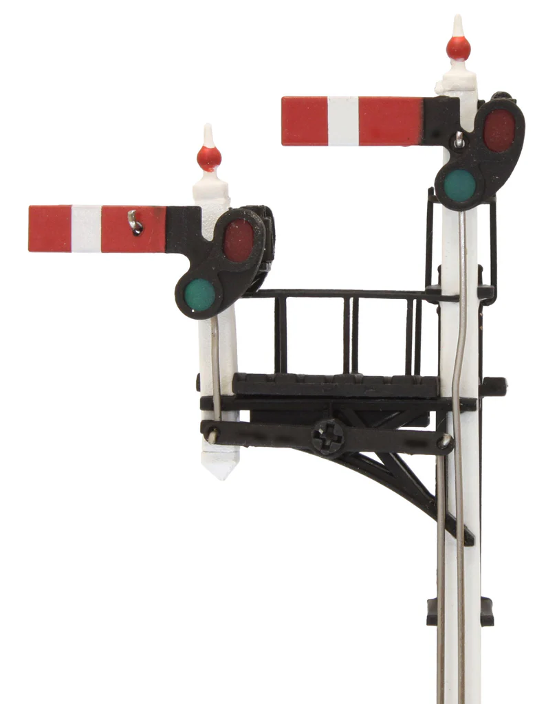 2L-001-005 JUNCTION SIGNAL GWR RT HAND WITH TWO ARMS SHORTER