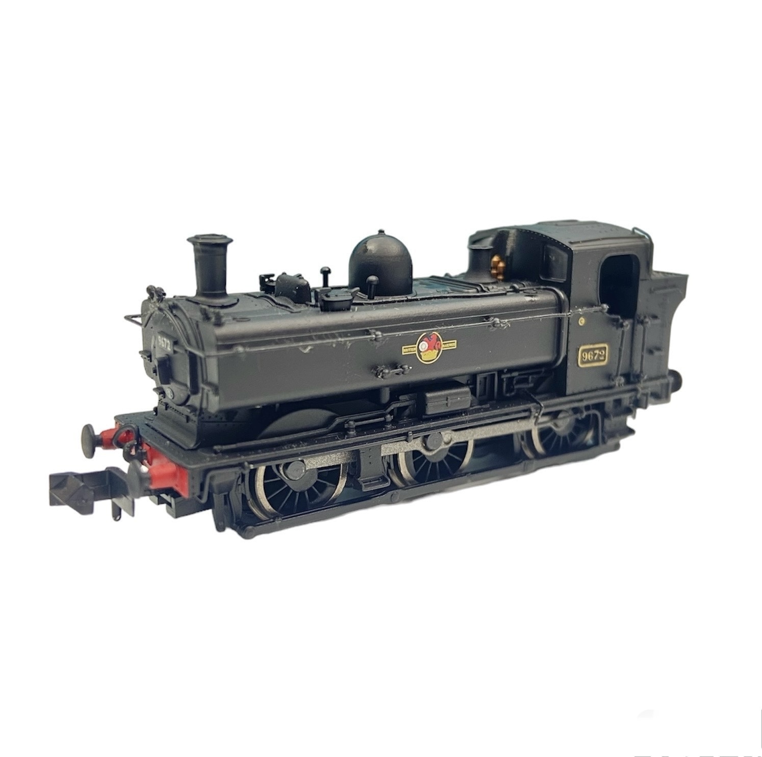 2S-007-034 Dapol Pannier 9672 BR Black Late Crest NLA