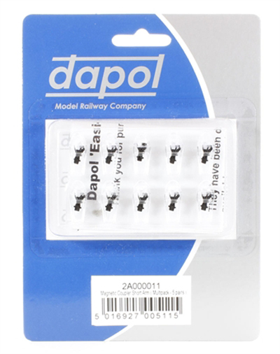 2A-000-011 Dapol N SHORT ARM MAGNETIC COUPLINGS 5 PAIRS