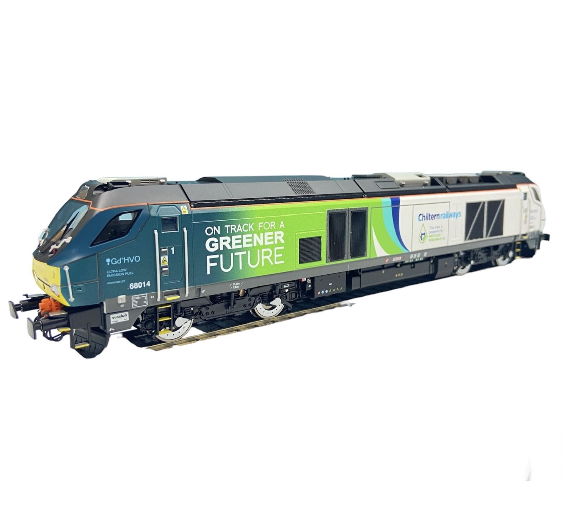 4D-022-028S Dapol Class 68 68014 Chiltern Green Bio Fuel Livery DCC & Snd Fit