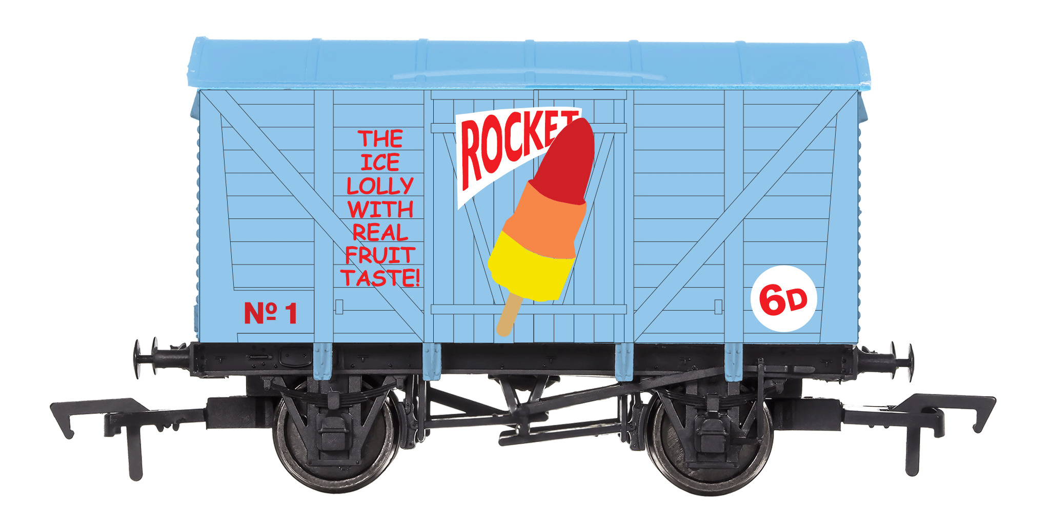 4F-012-051 Dapol Ventilated Van Rocket Lolly No1