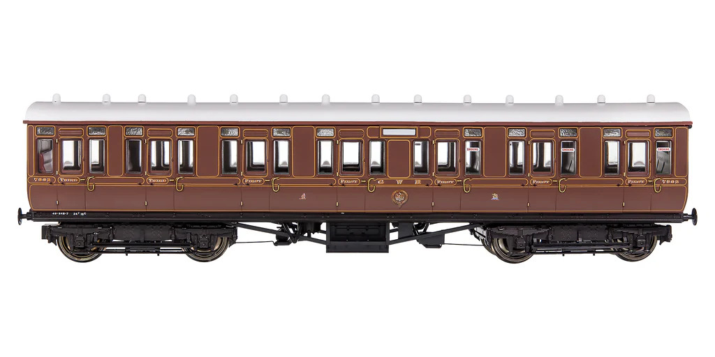 4P-020-022 Dapol GWR Toplight M/Line City Lined Crimson Composite 7902 Set 1