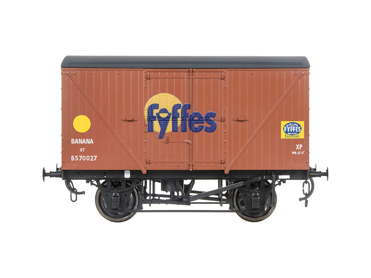 7F-016-009W Dapol Banana Van Fyffes Bauxite Large Logo Weathered