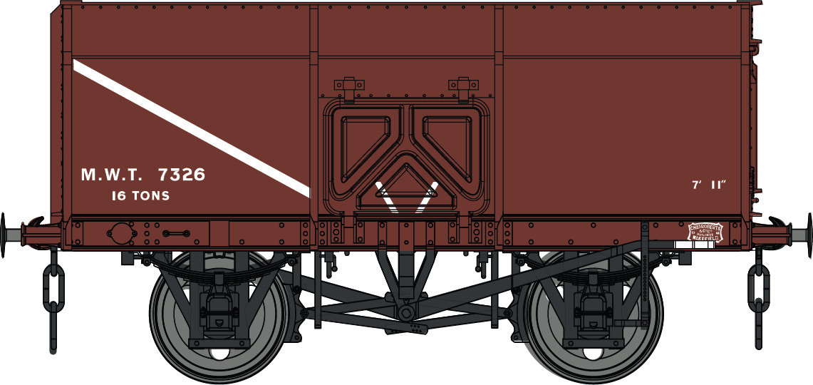 7F-041-001 Dapol 14T Slope Sided Mineral Bauxite MWT 7326