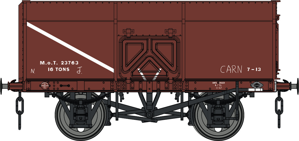 7F-041-003 Dapol 14T Slope Sided Mineral Bauxite MOT 23763