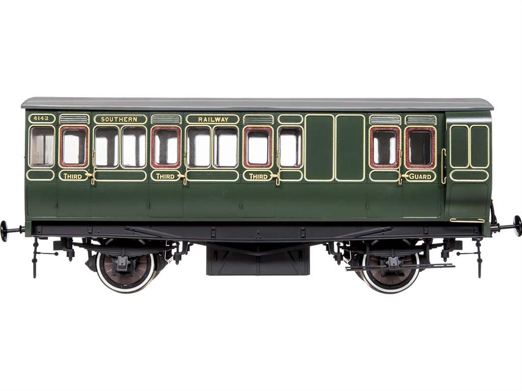 7P-020-551 Dapol Stroudley 4 Wheel Elec Lit Brake 3rd Sthn Lnd Green 4143