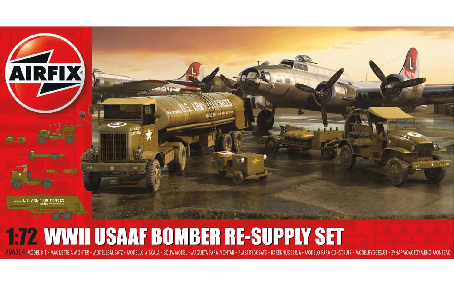 A06304 Airfix WWII USAAF 8th Bomber Resupply Set