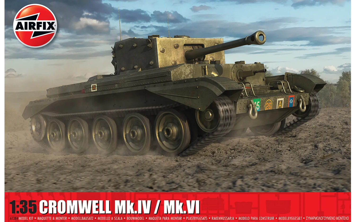 A1384 Airfix Cruiser Mk.VIII A27M Cromwell Mk.IV / Mk.VI