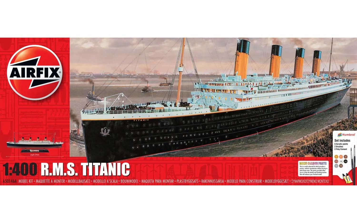 A50146A Airfix RMS Titanic Gift Set 1:400