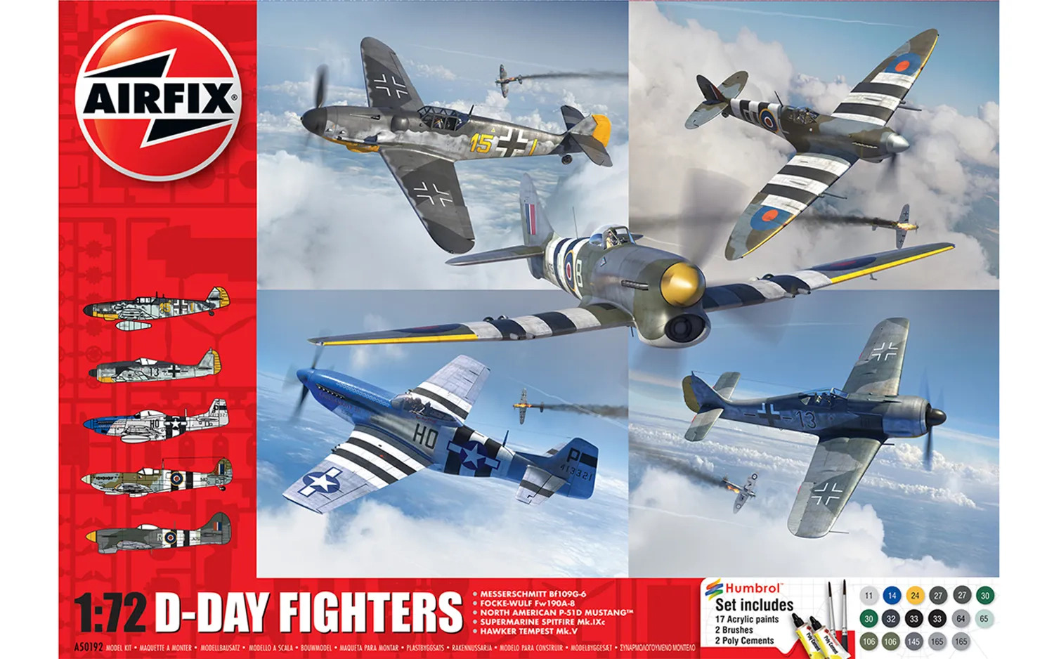 A50192 Airfix D-Day Fighters Gift Set