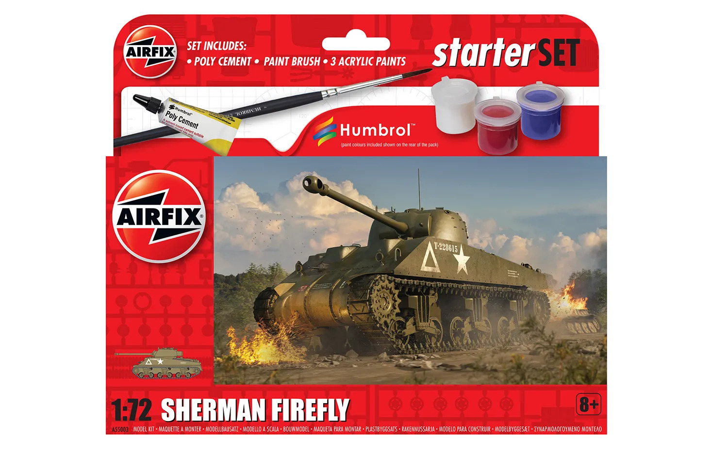 A55003 Airfix Starter Set - Sherman Firefly