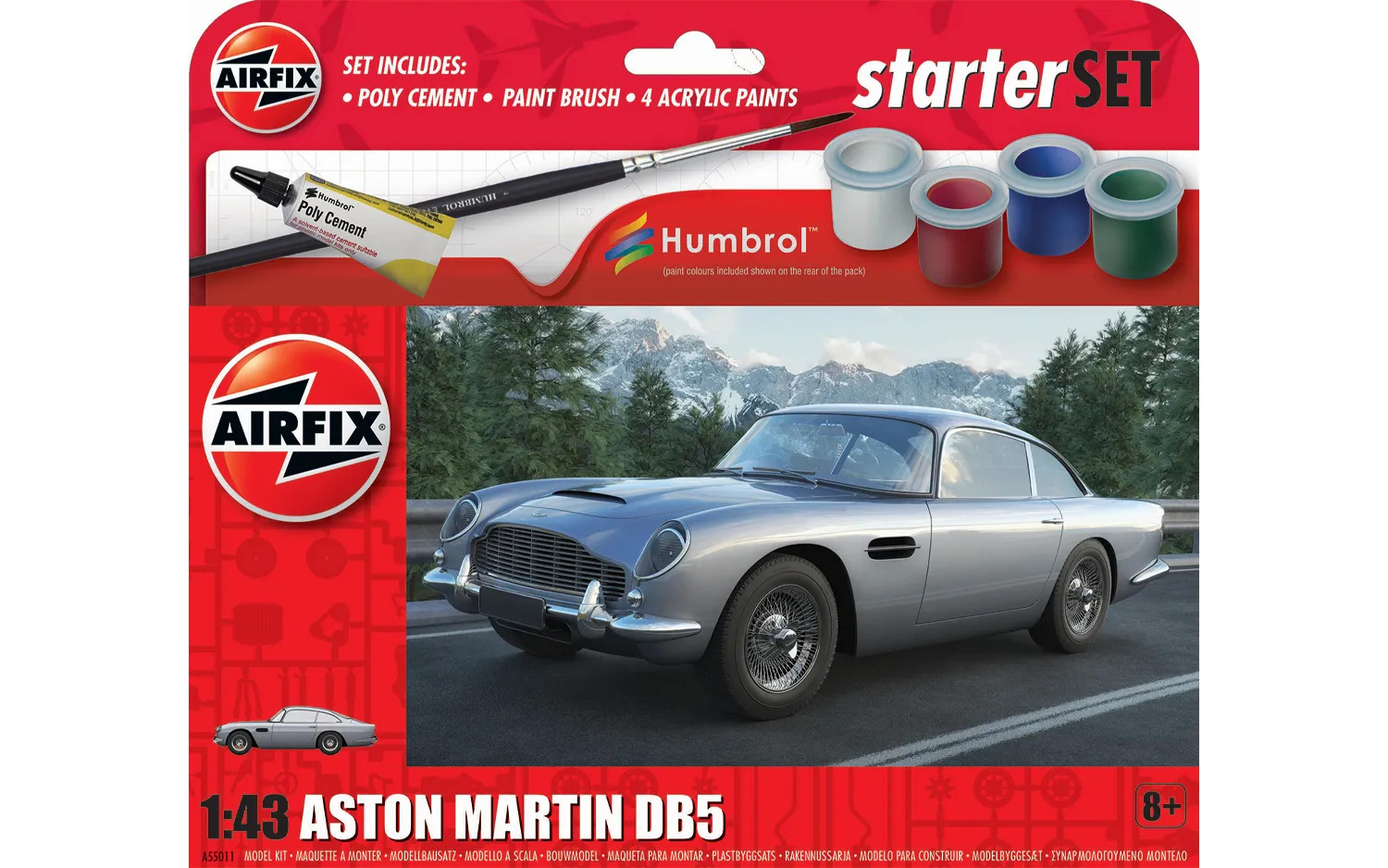 A55011 Airfix Starter Set - Aston Martin DB5