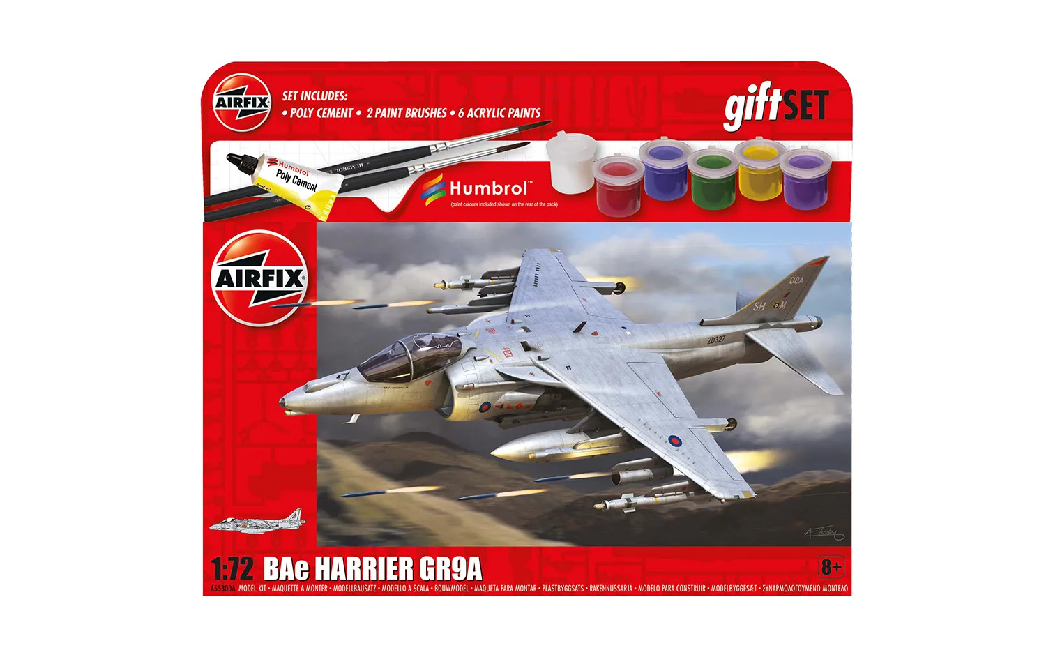 A55300A Airfix Hanging Gift Set BAE Harrier GR.9A