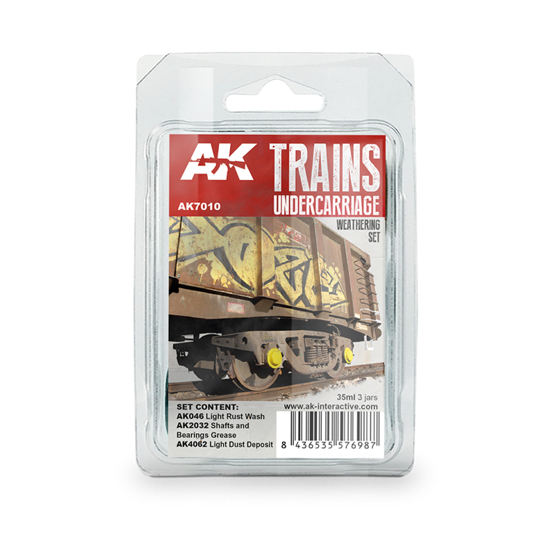 AK7010 AK Interactive TRAINS WEATHERING SET VOL 2