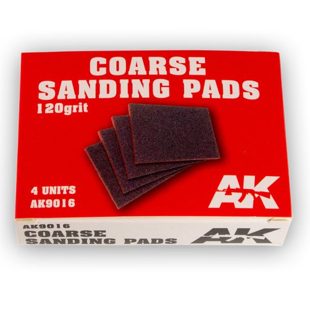 AK9016 AK Interactive COARSE SANDING PADS 12OG