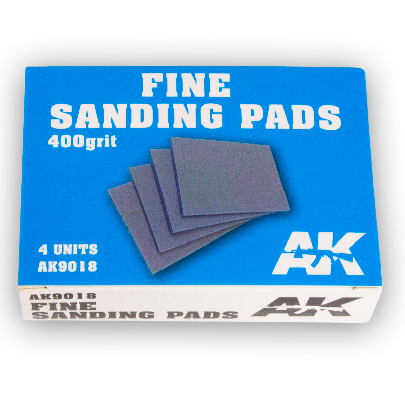 AK9018 AK Interactive FINE SANDING PADS 400 GRIT