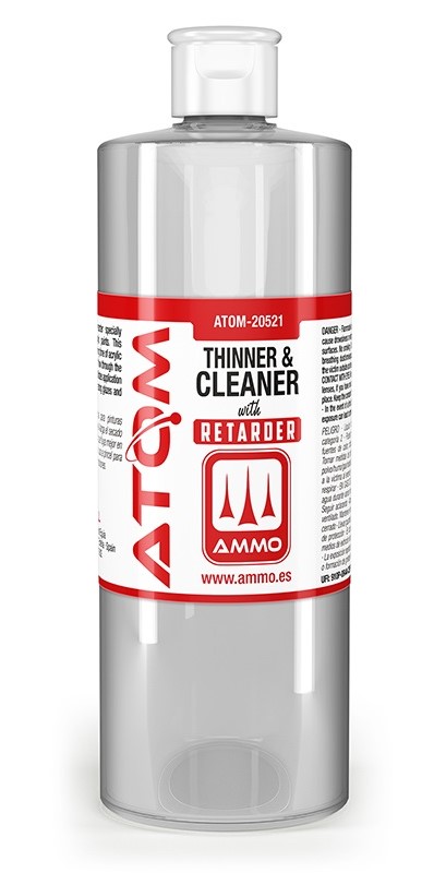 ATOM20521 Mig ATOM Thinner and Cleaner with Retarder 400 mL