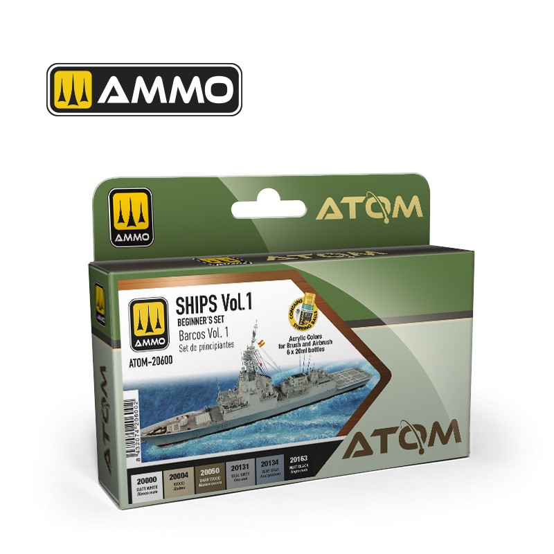 ATOM20600 BEGINNERS SET SHIPS VOL 1