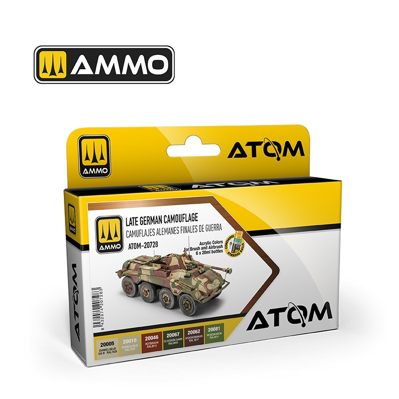 ATOM20728 Mig ATOM Late German Camouflage Set