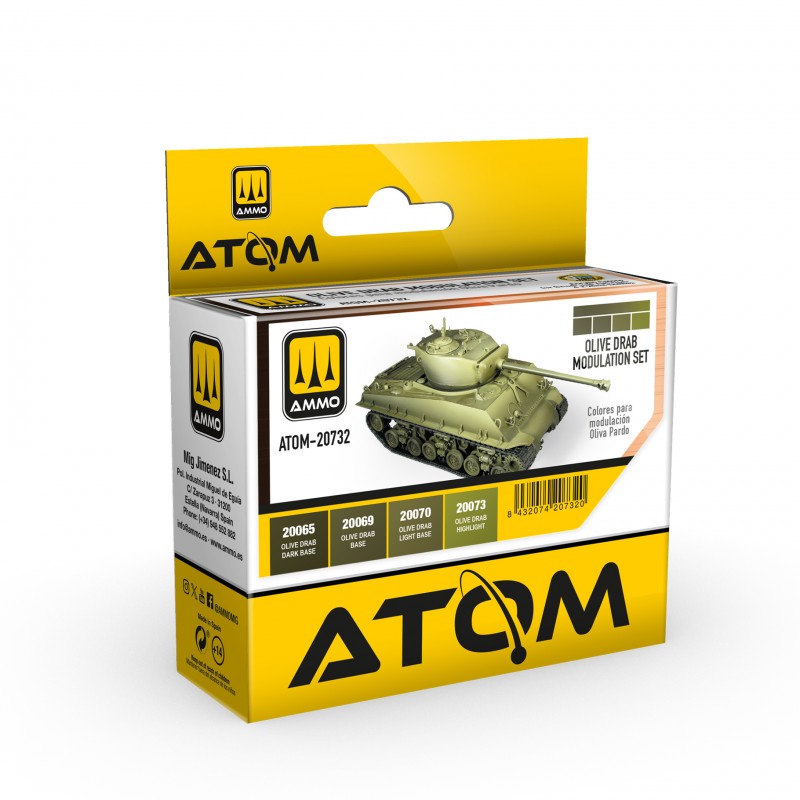 ATOM20732 ATOM Olive Drab Modulation Set