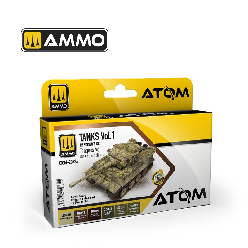 ATOM20734 BEGINNERS SET TANKS VOL 1