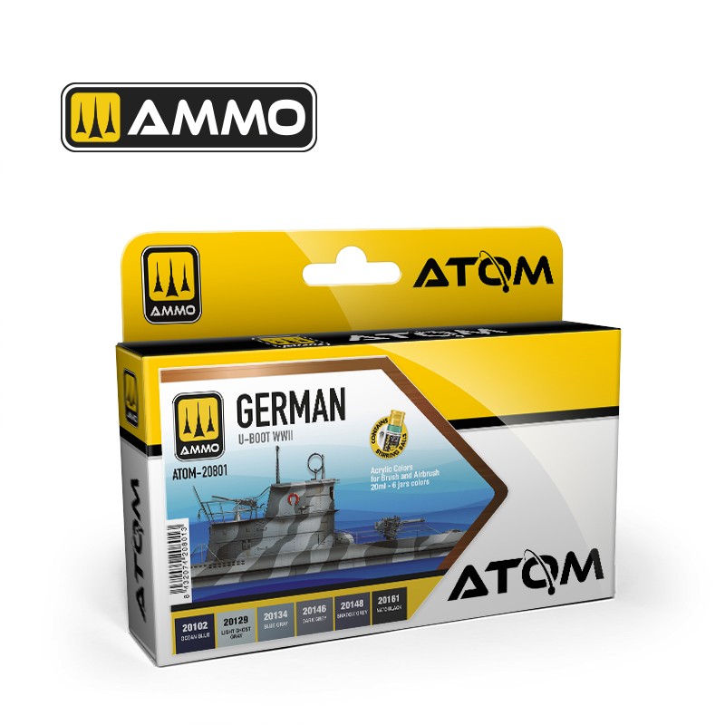 ATOM20801 Mig ATOM German U-BOOT WWII Set