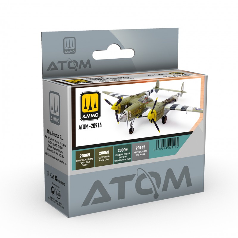 ATOM20914 ATOM USAAF WWII Colors Set