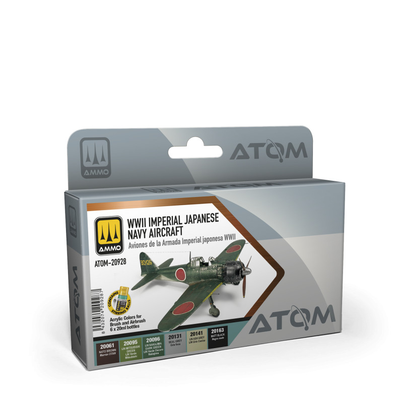 ATOM20928 ATOM WWII Imperial Japanese Navy Aircraft Set